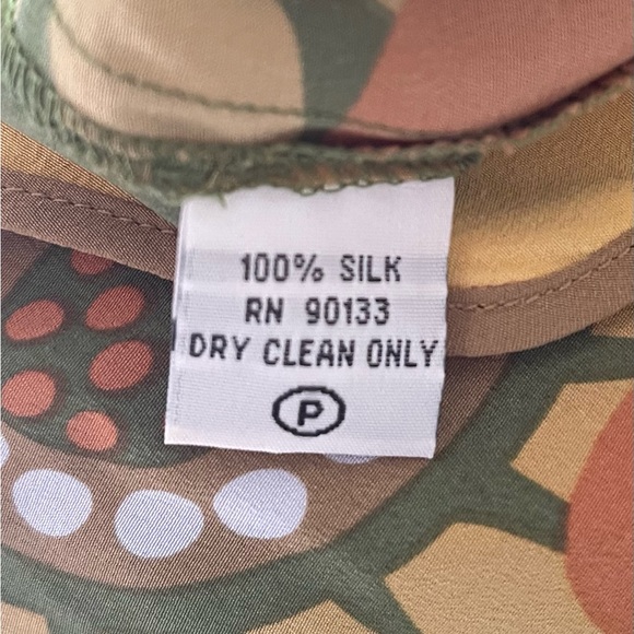 Bob Mackie Flower Child Dress Green/Yellow - Picture 5 of 5